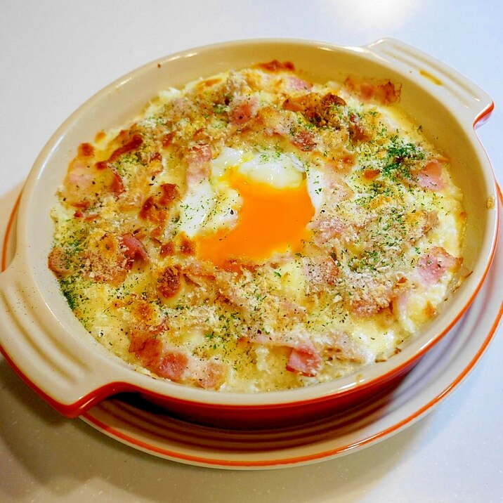 レンジ&トースターで簡単!カルボナーラドリア